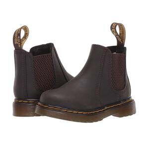 DR MARTENS Kids 2976 Chelsea Boots Size 11 Dark Brown Wildhorse Leather NIB